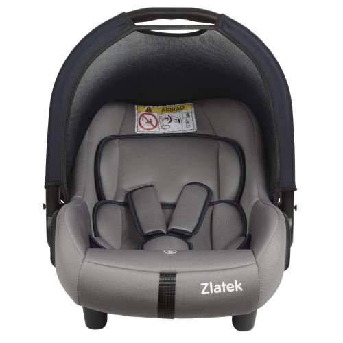 Автокресло COLIBRI LUX, гр. 0+ (0-13кг)(упак.3 шт.)(Zlatek) (светло-серый)