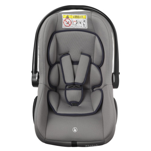 Автокресло COLIBRI LUX, гр. 0+ (0-13кг)(упак.3 шт.)(Zlatek) (светло-серый)