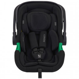 Автокресло MINKY I-SIZE с базой, группа 0+ (40-87см), (Indigo), (упак. 1 шт.) (черный)