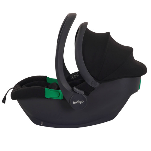 Автокресло MINKY I-SIZE с базой, группа 0+ (40-87см), (Indigo), (упак. 1 шт.) (черный)