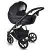 Детская коляска Bexa Ideal 2 в 1 ID 11G черный+черная кожа