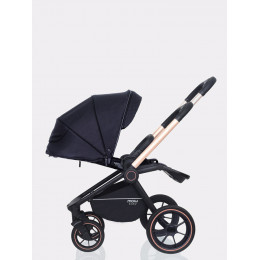 Детская коляска MowBaby Zoom PU 2 в 1 gold black