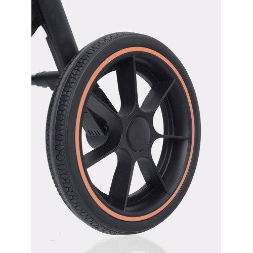 Детская коляска MowBaby Zoom PU 2 в 1 gold black