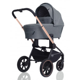 Детская коляска MowBaby Zoom PU 2 в 1 gold grey