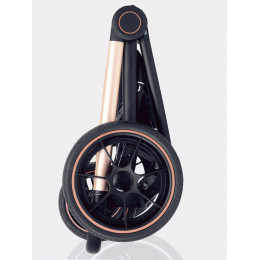 Детская коляска MowBaby Zoom PU 2 в 1 gold grey