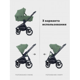 Коляска 2 в 1 Mowbaby Zoom PU Olive