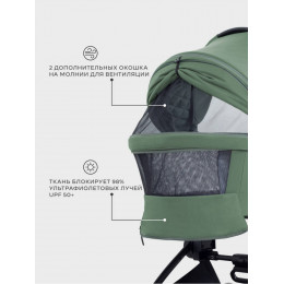 Коляска 2 в 1 Mowbaby Zoom PU Olive