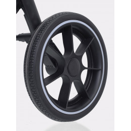 Детская коляска MowBaby Zoom PU 2 в 1 silver black