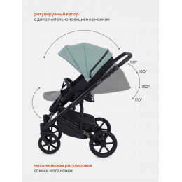 Коляска 2 в 1 Mowbaby Opus Pine green