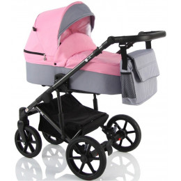 Детская коляска Sevillababy Mia 2 в 1 св.серый-розовый