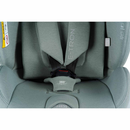 Автокресло E-TRON ISOFIX I-SIZE, с упором, группа 0+1+2+3 (0-36 кг), (Indigo) (упак.1 шт.) (зеленый)