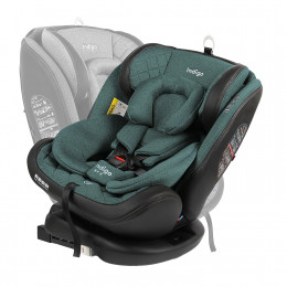 Автокресло AERO ISOFIX, ST-3, группа 0+1+2+3 (0-36 кг), (Indigo) (упак.1 шт.) (зеленый)