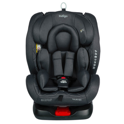 Автокресло TOURNEO ISOFIX, группа 0+1+2+3 (0-36 кг), (Indigo) (упак.1 шт.) (черный)