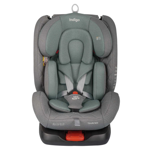 Автокресло TOURNEO S ISOFIX, группа 0+1+2+3 (0-36 кг), (Indigo) (упак.1 шт.) (серый-зеленый)