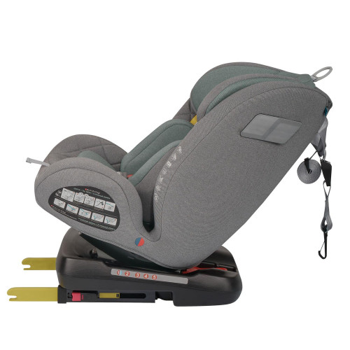 Автокресло TOURNEO S ISOFIX, группа 0+1+2+3 (0-36 кг), (Indigo) (упак.1 шт.) (серый-зеленый)