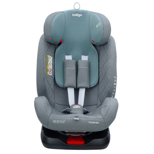 Автокресло TOURNEO ISOFIX, группа 0+1+2+3 (0-36 кг), (Indigo) (упак.1 шт.) (серый-зеленый)