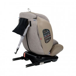 Автокресло AERO ISOFIX, ST-3, группа 0+1+2+3 (0-36 кг), (Indigo) (упак.1 шт.) (бежевый лен)