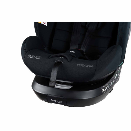 Автокресло E-TRON ISOFIX I-SIZE, с упором, группа 0+1+2+3 (0-36 кг), (Indigo) (упак.1 шт.) (черный)
