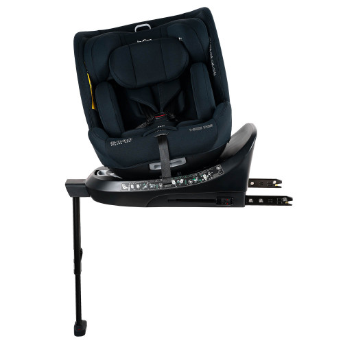 Автокресло E-TRON ISOFIX I-SIZE, с упором, группа 0+1+2+3 (0-36 кг), (Indigo) (упак.1 шт.) (черный)