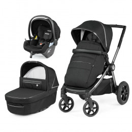 Коляска 3 в 1 Peg-Perego GT4 Lounge Modular, Black Shine (Черный)