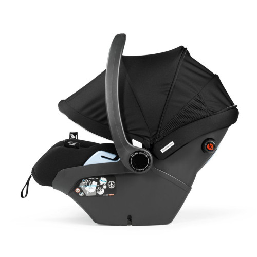 Коляска 3 в 1 Peg-Perego GT4 Lounge Modular, Black Shine (Черный)