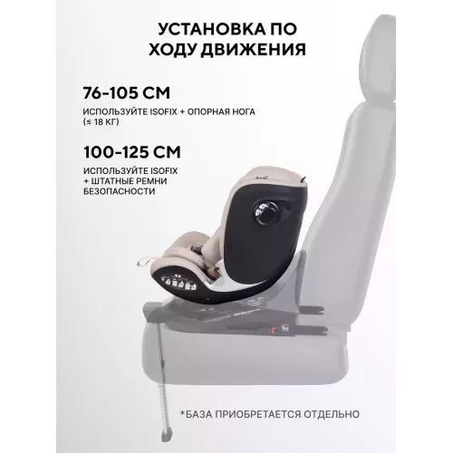 Автокресло Rant Aster Max (40-125 см) Beige
