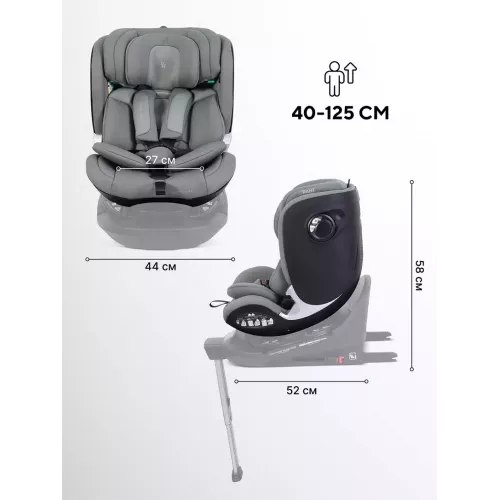 Автокресло Rant Aster Max (40-125 см) Olive