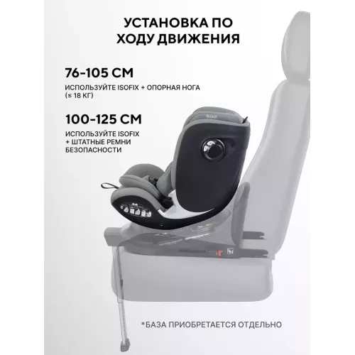 Автокресло Rant Aster Max (40-125 см) Olive