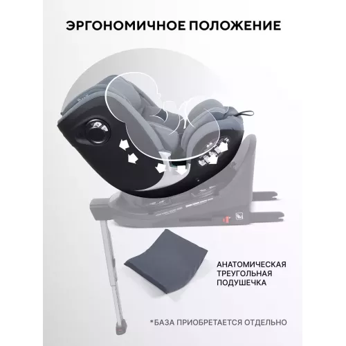 Автокресло Rant Aster Max (40-125 см) Graphite
