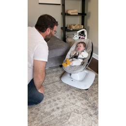 Кресло-качалка 4moms mamaRoo New серебро