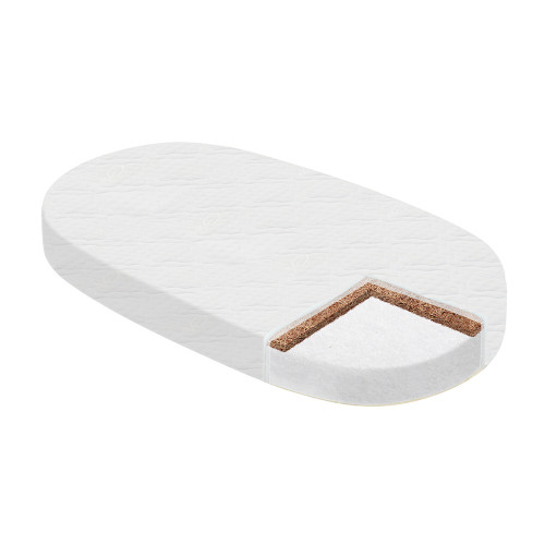 Матрас COCO LIFE овал, стеганный трикотаж ALOE (75*125*12)(indigo)