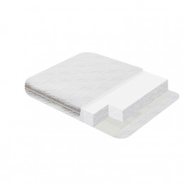 Матрас BABY LIFE малый, стеганный трикотаж ALOE (84*60*11)(Indigo) (белый)