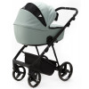 Детская коляска Adamex Blanc 2 в 1 BL-PS122 LUX (СЕРО-ЗЕЛЕН+СЕРО-ЗЕЛЕН. КОЖА)