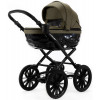 Детская коляска Adamex Chantal Retro Deluxe 2 в 1 C-SA21 (ХАКИ КОЖА)