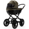 Детская коляска Adamex Chantal Retro Deluxe 2 в 1 C-SA21 (ХАКИ КОЖА)