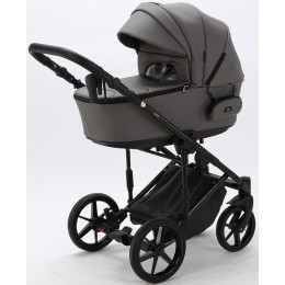 Детская коляска Adamex Zico Deluxe 3 в 1 Z-SA04 СВ.СЕР.ПЕРЛ КОЖА