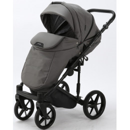 Детская коляска Adamex Zico Deluxe 3 в 1 Z-SA04 СВ.СЕР.ПЕРЛ КОЖА