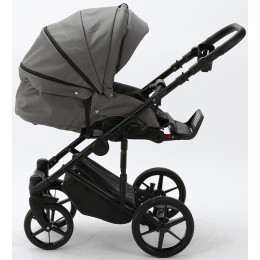 Детская коляска Adamex Zico Deluxe 3 в 1 Z-SA04 СВ.СЕР.ПЕРЛ КОЖА