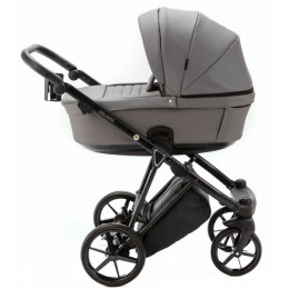 Детская коляска Adamex Belissa Deluxe 2 в 1 B-SA04 (СЕРАЯ.КОЖА)
