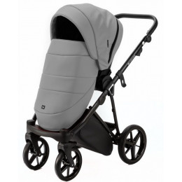 Детская коляска Adamex Belissa Deluxe 3 в 1 B-SA03 (СВ.СЕРАЯ.КОЖА)