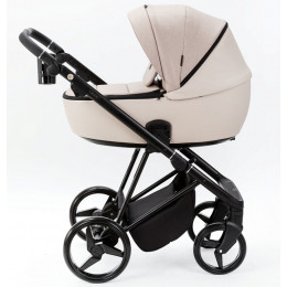 Детская коляска Adamex Blanc 2 в 1 BL-PS18 LUX (СВ. БЕЖ. + СВ. БЕЖ. КОЖА)