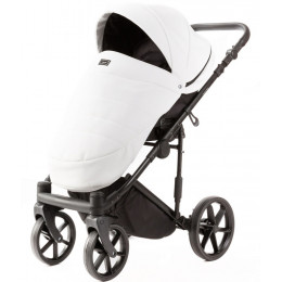 Детская коляска Adamex Locco Light Deluxe 2 в 1 LL-SA01 (БЕЛ.КОЖА)