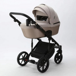 Детская коляска Adamex Lumi Air 2 в 1 L-PS71 LUX (БЕЖЕВАЯ+БЕЖЕВАЯ ПЕРЛ. КОЖА)
