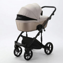 Детская коляска Adamex Lumi Air 2 в 1 L-PS71 LUX (БЕЖЕВАЯ+БЕЖЕВАЯ ПЕРЛ. КОЖА)