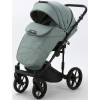 Детская коляска Adamex Zico Deluxe 2 в 1 Z-SA20 СЕР-ЗЕЛЕН.КОЖА