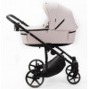 Детская коляска Adamex Zico Deluxe New 2 в 1 ZN-SA15 СВЕТЛО-РОЗОВАЯ КОЖА