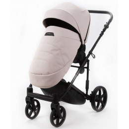 Детская коляска Adamex Zico Deluxe New 2 в 1 ZN-SA15 СВЕТЛО-РОЗОВАЯ КОЖА