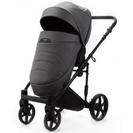 Детская коляска Adamex Zico Deluxe New 3 в 1 ZN-SA04 СЕРАЯ КОЖА