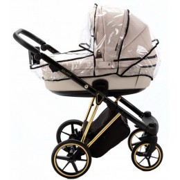 Детская коляска Adamex Belissa Special Edition 2 в 1 B-PS560 (СВ.БЕЖ ЗОЛОТ.РАМ)