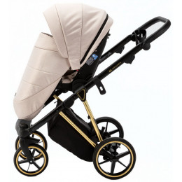 Детская коляска Adamex Belissa Special Edition 2 в 1 B-PS560 (СВ.БЕЖ ЗОЛОТ.РАМ)